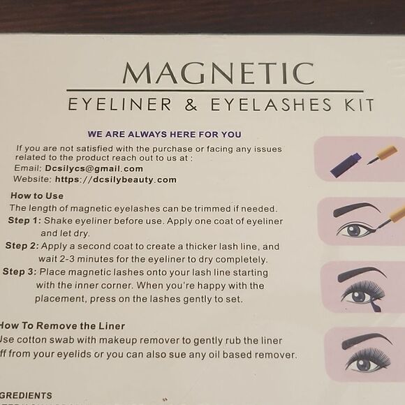 Magnetic eyeliner and lashes kit - Picture 3 of 5